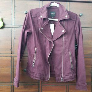 Liverpool Stretch Denim Moto Jacket